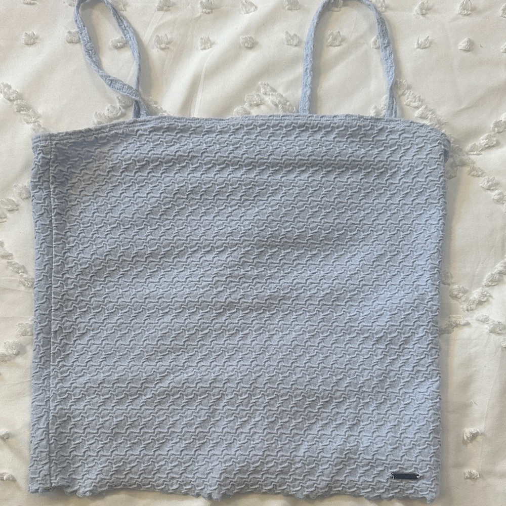 Hollister Light Blue Textured Camisole